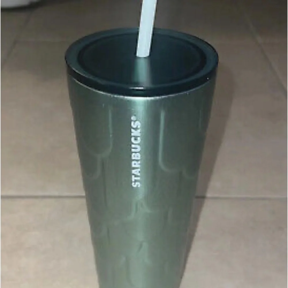 Starbucks 2022 Stainless Steel 24oz Mermaid Scales Tumbler Cup Green Shimmer.T30